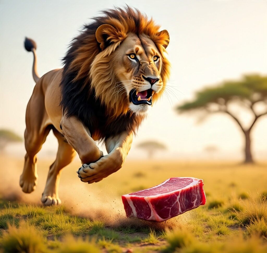 lions savana Uganda