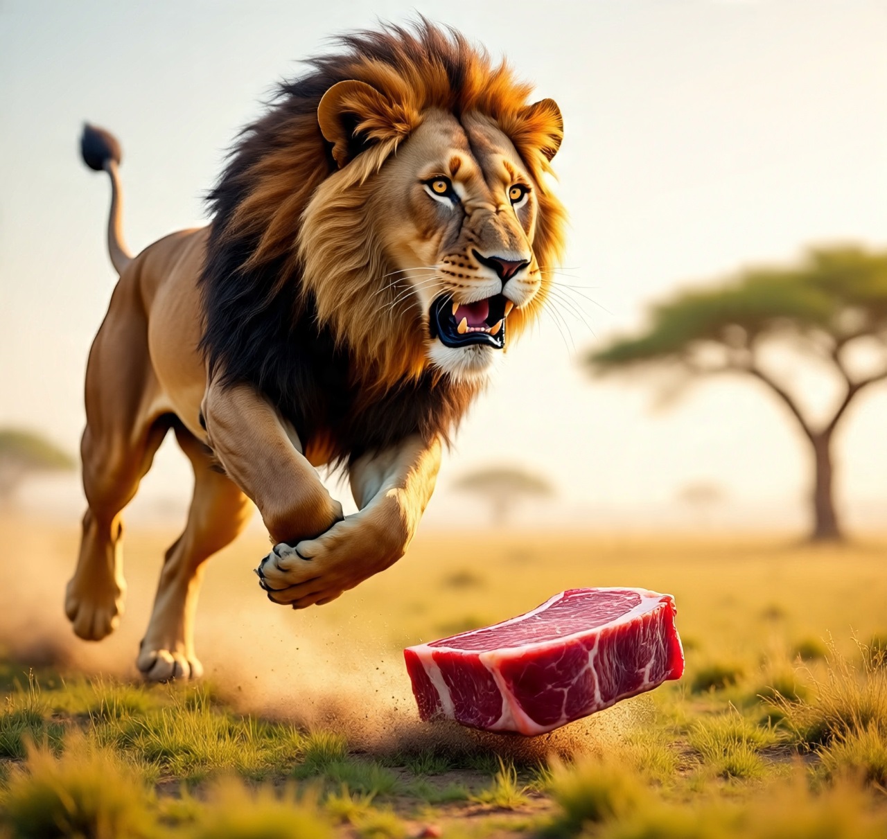 lions savana Uganda